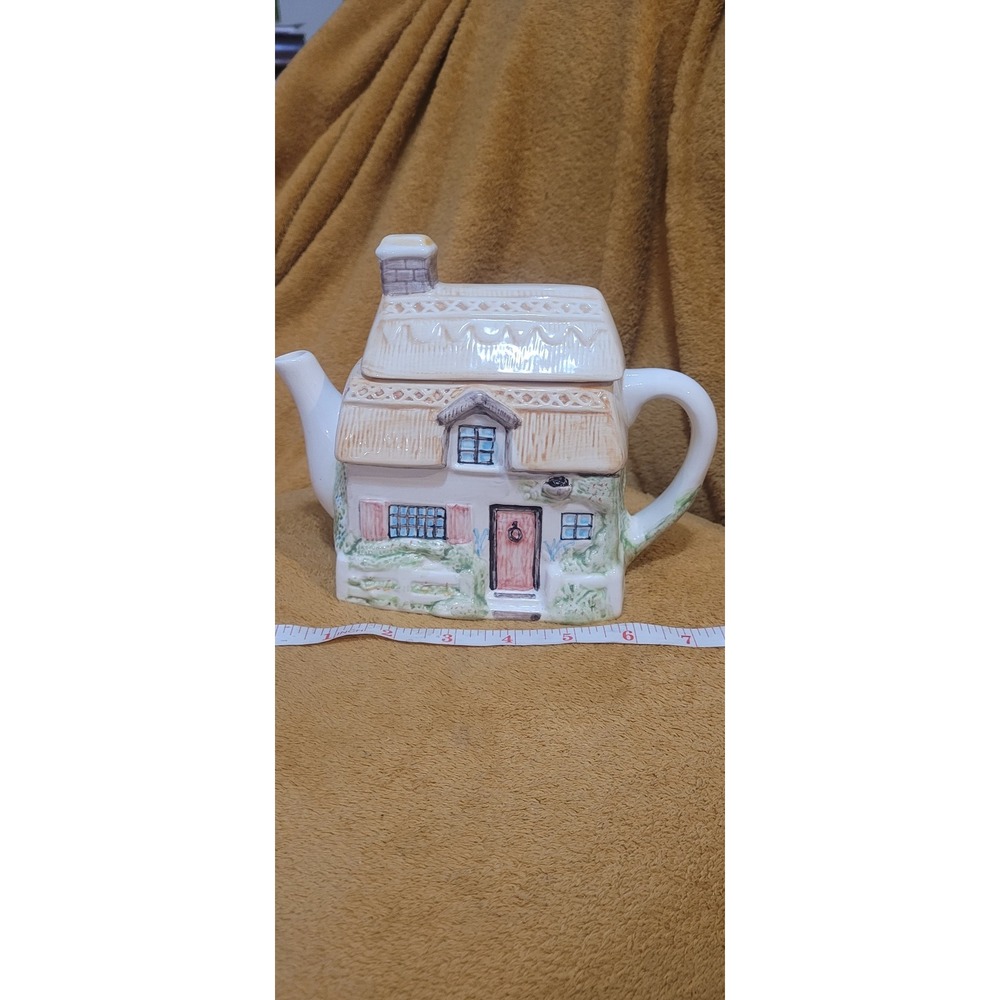 Vintage The Village Teapot